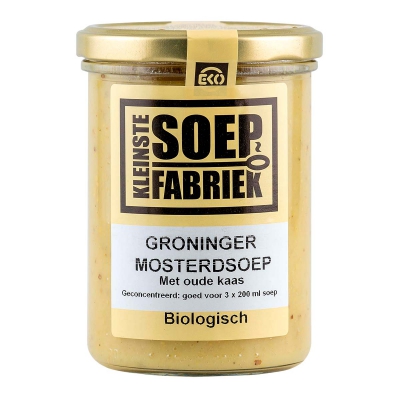 Groninger mosterdsoep KLEINSTE SOEPFABRIEK