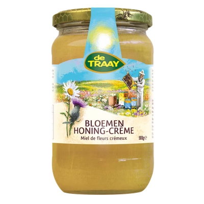 Bloemenhoning creme TRAAY