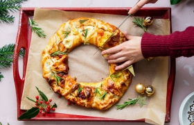 Borrelkrans met 3 vullingen