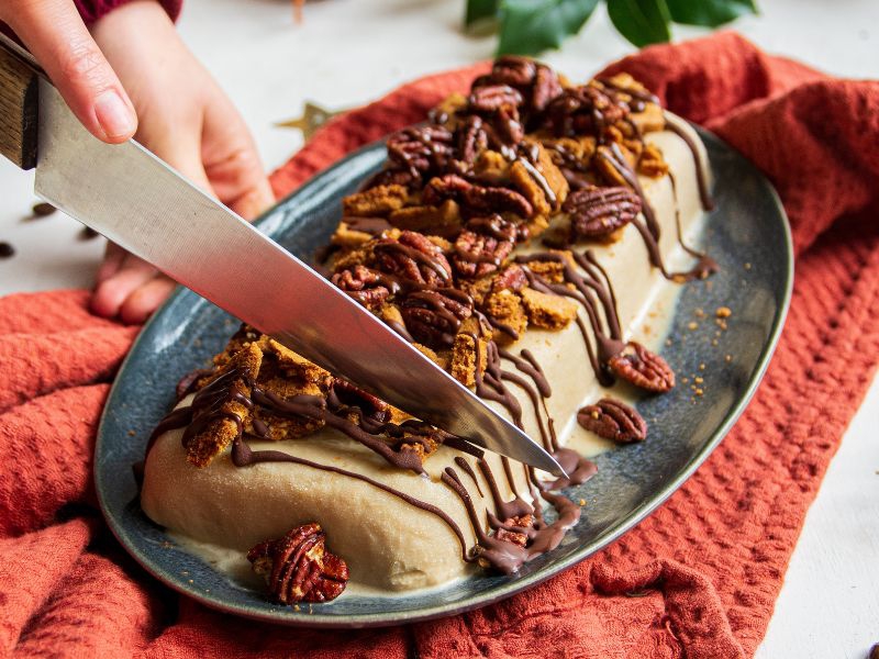 Koffieparfait met speculaas