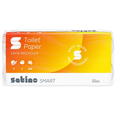 Toiletpapier 2lg 400vl 8x smart SATINO