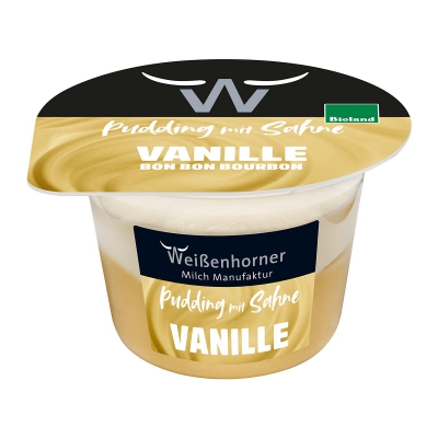 Vanillepudding met roomtopping WEISSENHORNER