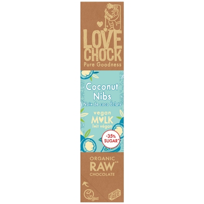 Creamy coconut nibs LOVECHOCK