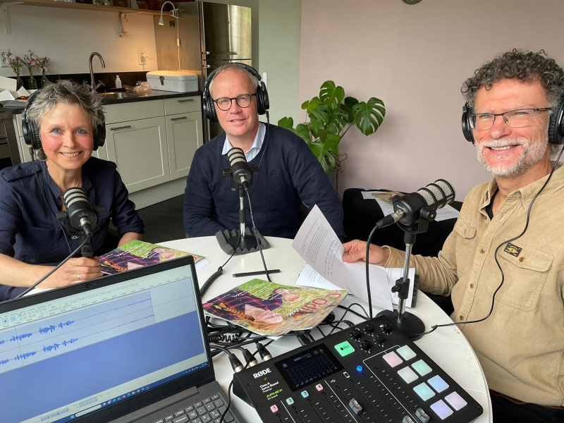 Podcast fabels en feiten rond biologische voeding van Odin Foodcoop met RIneke Dijkinga en Michael Wilde