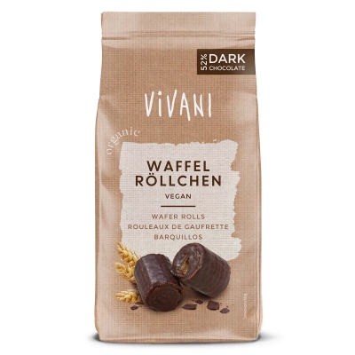 Wafelrolletjes puur VIVANI