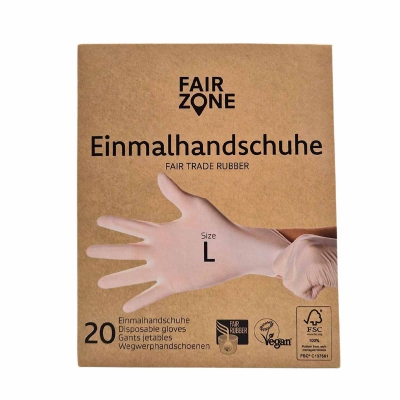 Handschoenen latex mt l FAIR ZONE