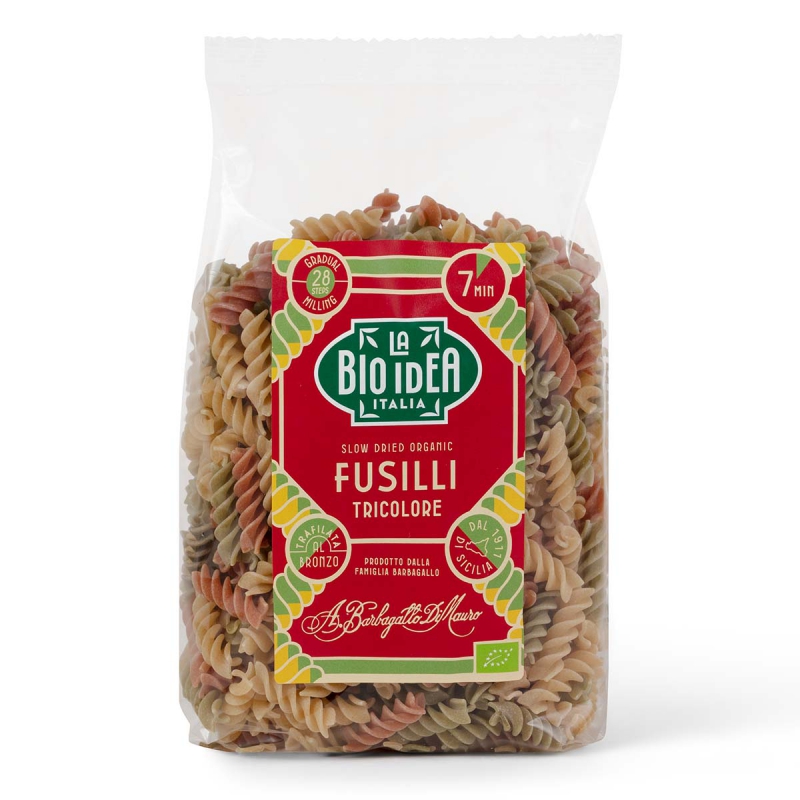 Fusilli tricolore