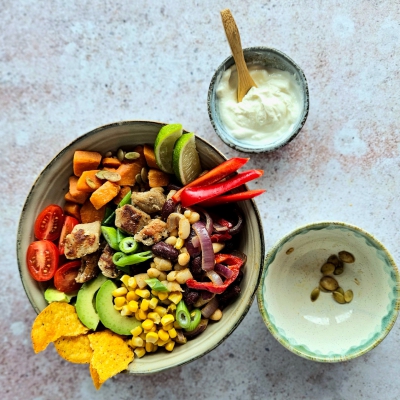 TexMex poké bowl