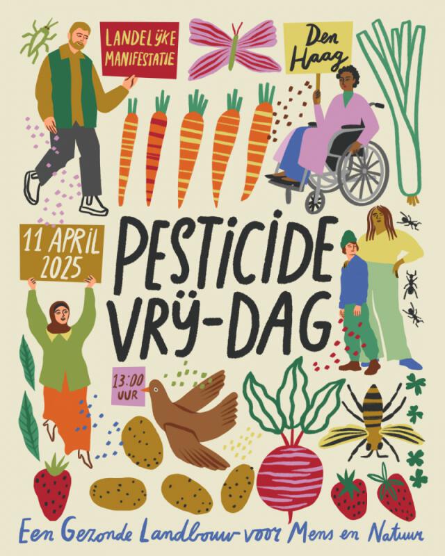 Biologische cooperatie Odin doet mee aan Pesticide Vrijdag op vrijdag 11 april