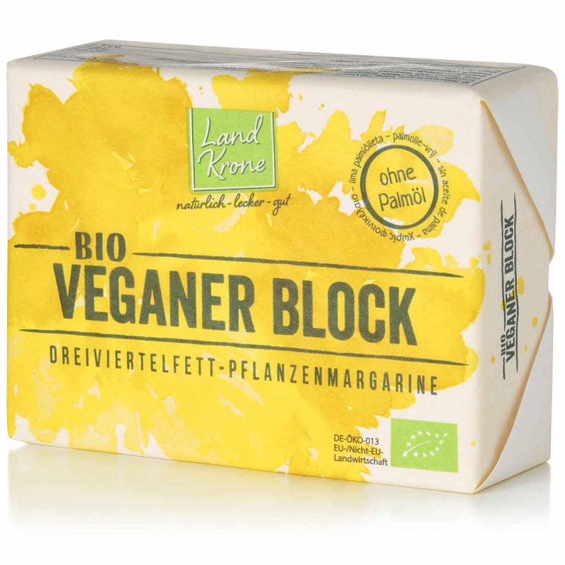 Vegan margarine in papierverpakking