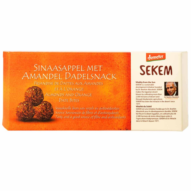 Dadelsnack amandel sinaas