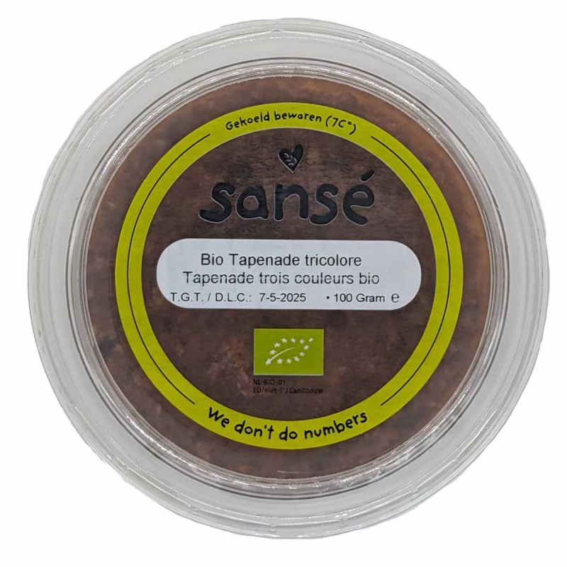Tapenade tricolore