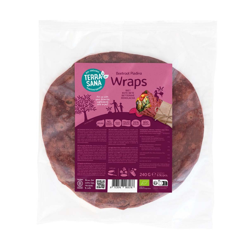 Groentewraps met biet