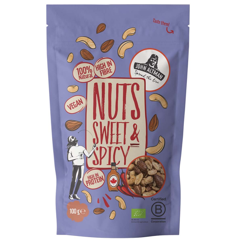 Gemengde noten sweet & spicy