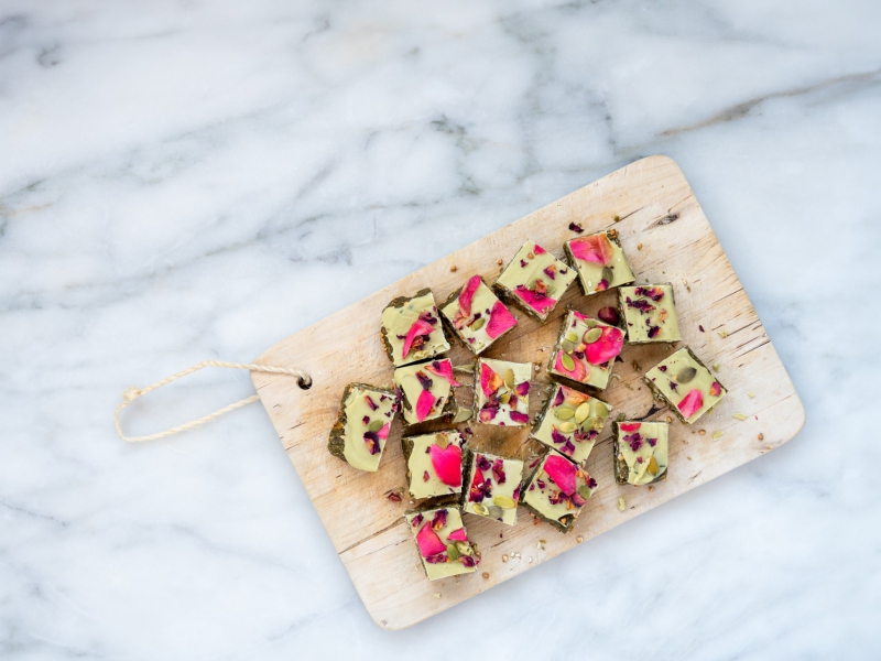 Matcha-boekweitbites