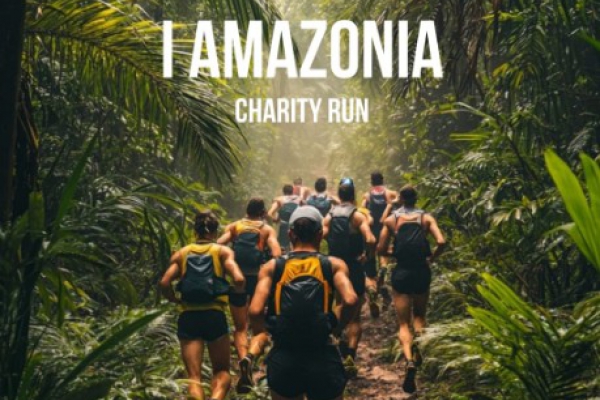 I Amazonia sponsorloop Amsterdamse Bos regenwoud
