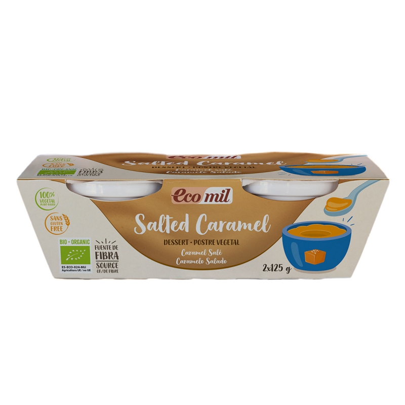 Dessert caramel zeezout