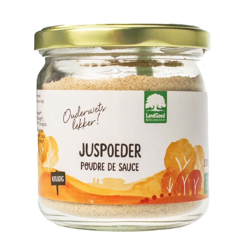 Juspoeder in glas