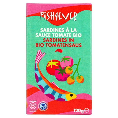 Sardines tomatensaus FISH 4 EVER