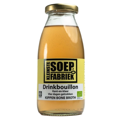 Drinkbouillon kip KLEINSTE SOEPFABRIEK