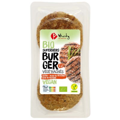 Superhero burger vegan WHEATY
