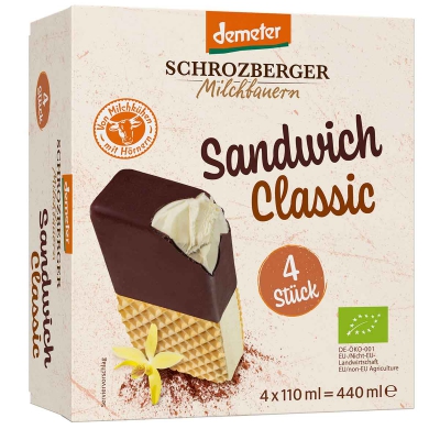 Multipack sandwich choco roomijs SCHROZBERGER