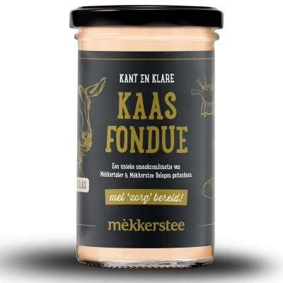 Kaasfondue geit MEKKERSTEE
