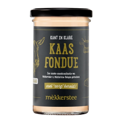 Kaasfondue geit MEKKERSTEE