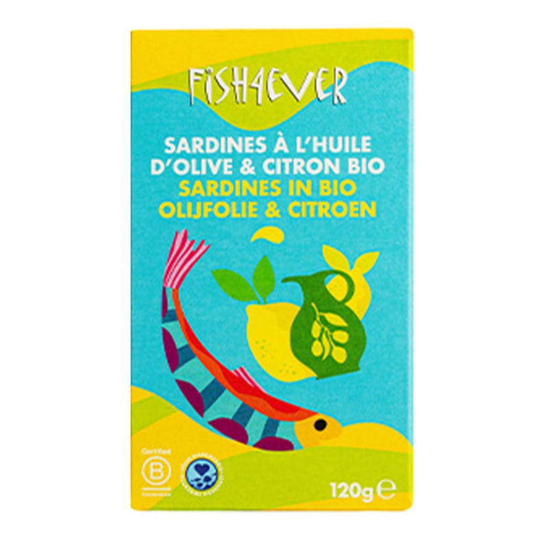 Sardines in olijfololie met citroen