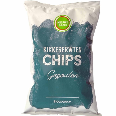 Kikkererwtenchips zeezout NIEUWE BAND