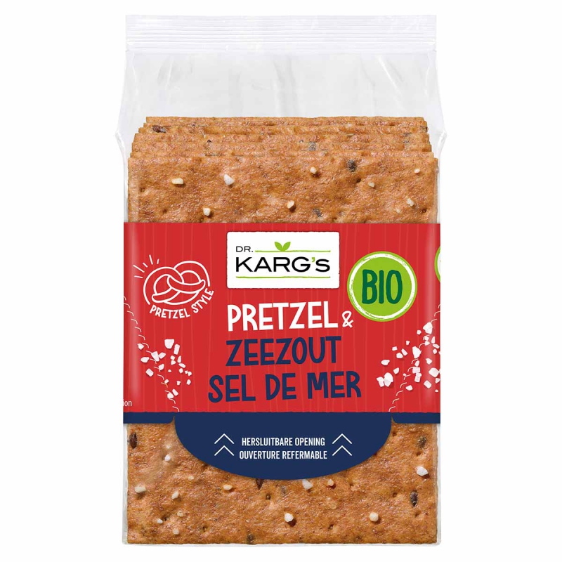 Knackebrod pretzel & zeezout