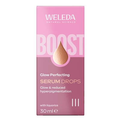 Boost serum drops glow WELEDA