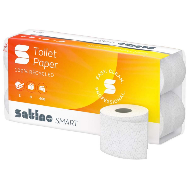 Toiletpapier 2lg 400vl 8x smart