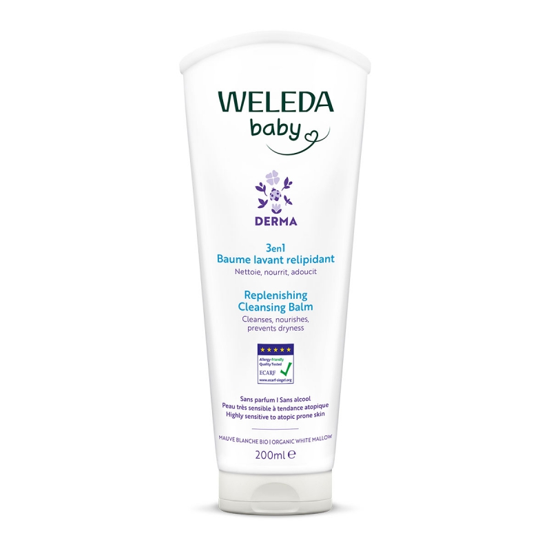 Douchecreme baby derma 3-in1