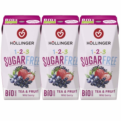 Wilde bes 3x200ml suikervrij HOLLINGER