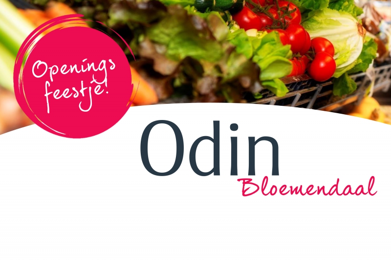 Openingsfeestje odin biologisch bloemendaal boodschappen winkel
