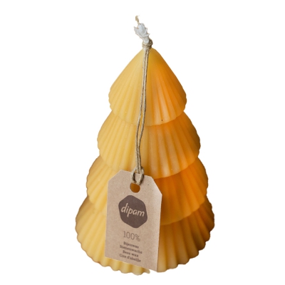 Bijenwaskaars kerstboom DIPAM