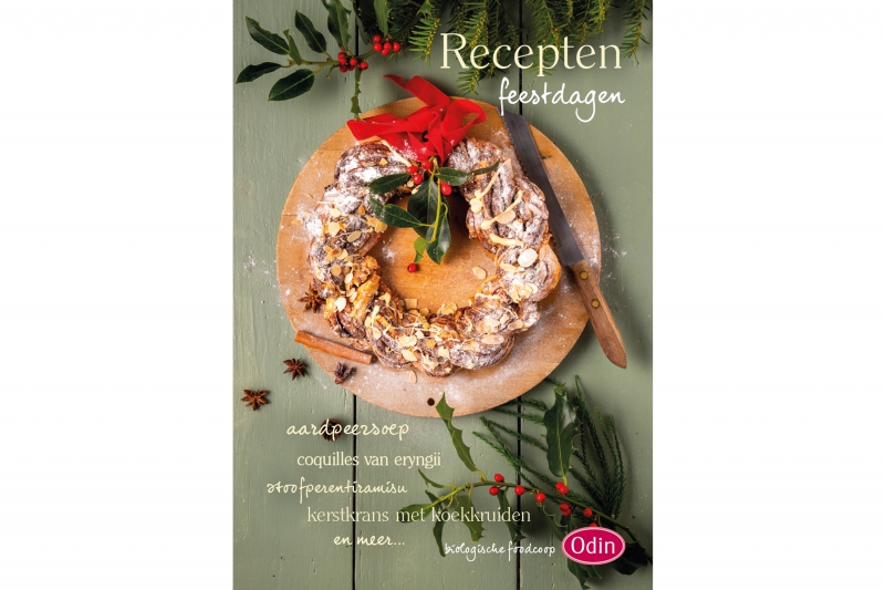 Recepten boekje Odin feestdagen kerst recept boodschappen biologisch