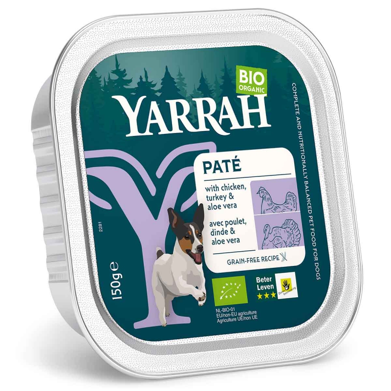 Hond pate met kip en kalkoen