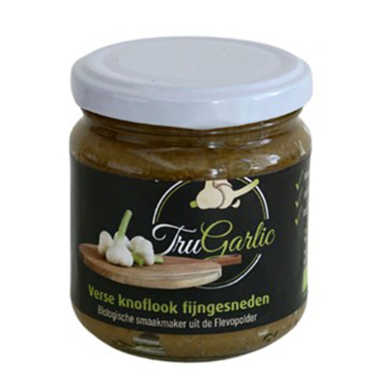 Knoflook vers fijngesneden