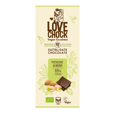 Tablet pistache amandel LOVECHOCK