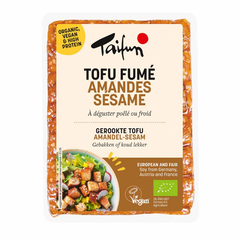 Tofu amandel-sesam gerookt