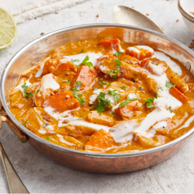 curry pompoen wortel kokos