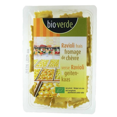 Verse ravioli geitenkaas & walnoten BIOVERDE