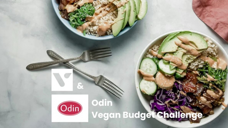 Odin en Vegetariërsbond lanceren 'Odin Budget Vegan Challenge'