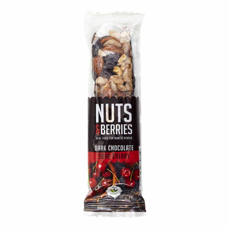 Zure kers pure choco bar