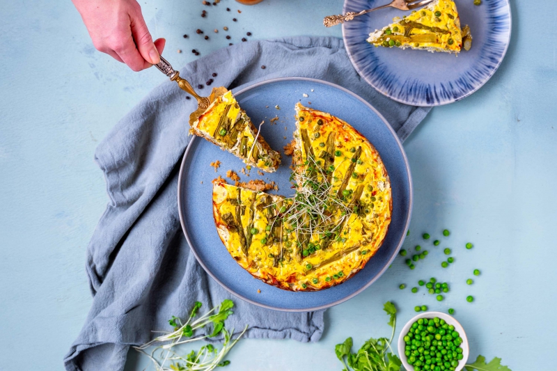 odin recept cheesecake lente pasen hartig asperge raapstelen