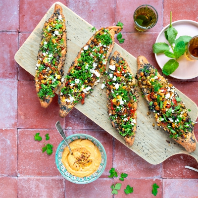 recept odin biologisch pide ramadan lente hummus