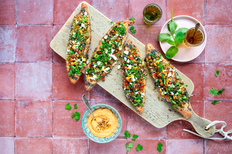recept odin biologisch pide ramadan lente hummus