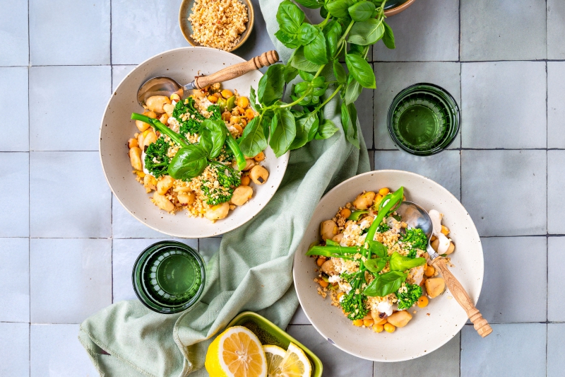 odin recept lente pasen gnocchi vegan daslook bimi